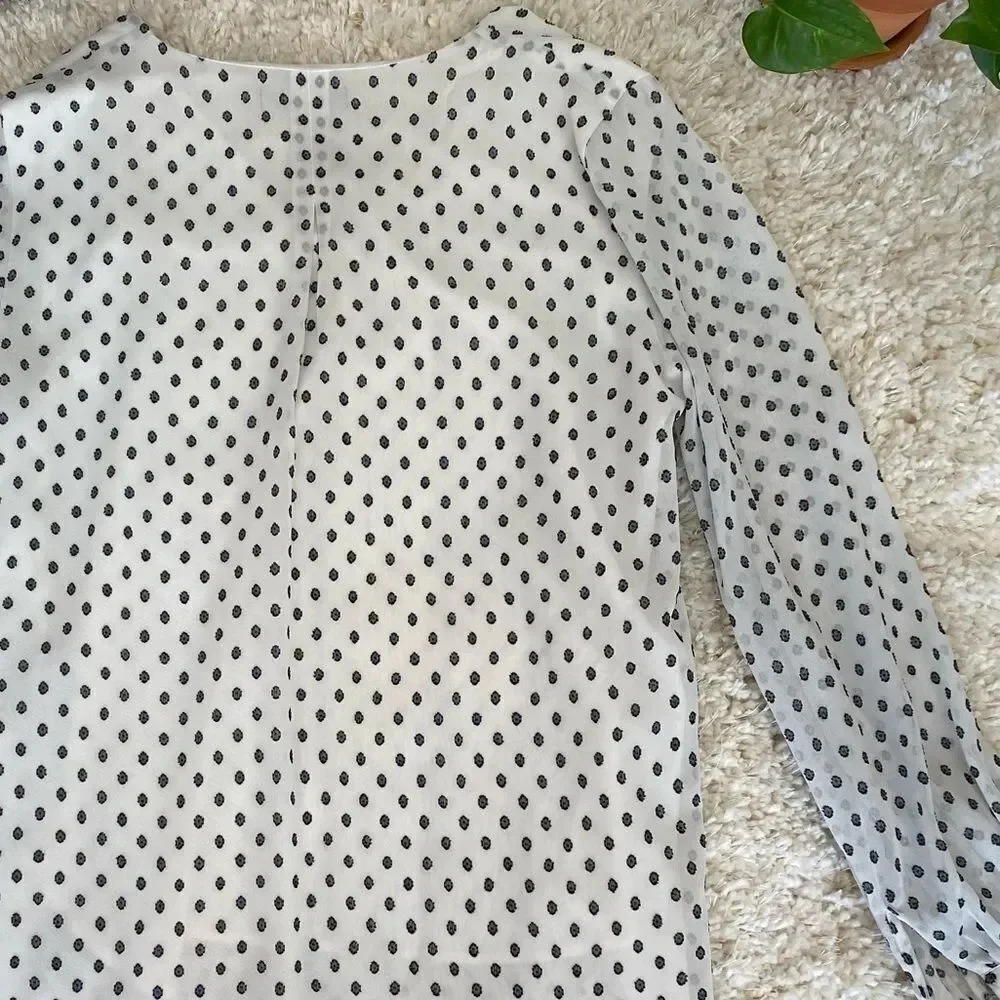 Banana Republic Women’s Polka Dot Blouse - Picture 4 of 10